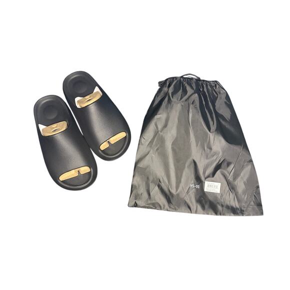 Yeezy Other - Yeezy YS-01 Slides Black NWT Mens Size 9 YZY Foam Slip On Sandals New